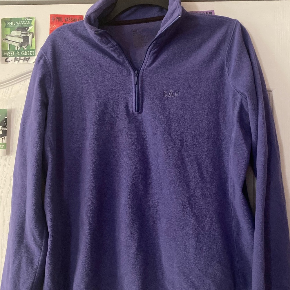 Gap fleece zipper sweatshirt medium